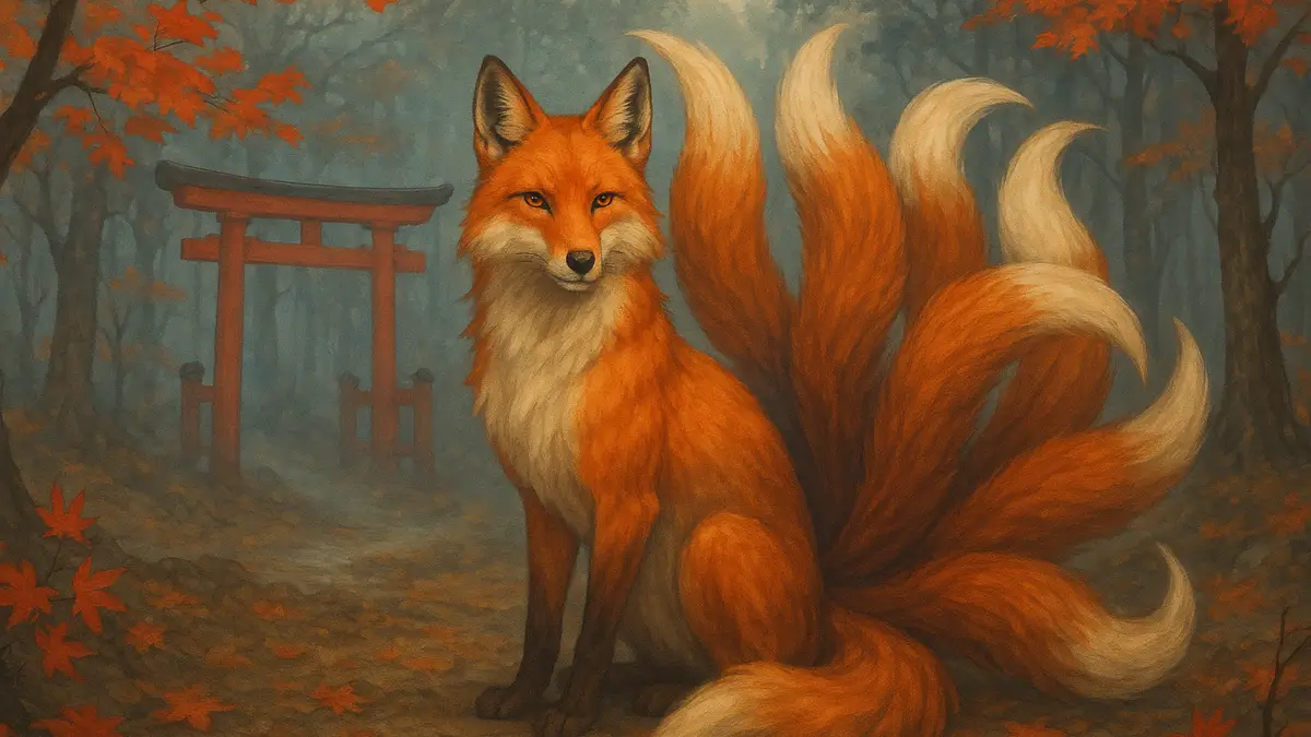 Renard à neuf queues du Japon
