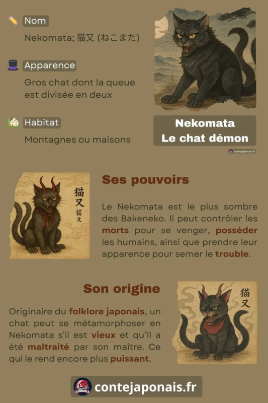 Fiche sur le Nekomata