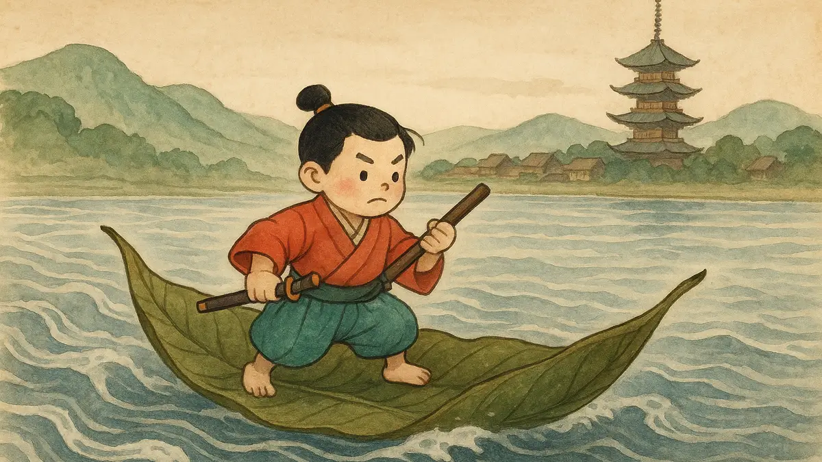 Issun Boshi navigue vers Kyoto