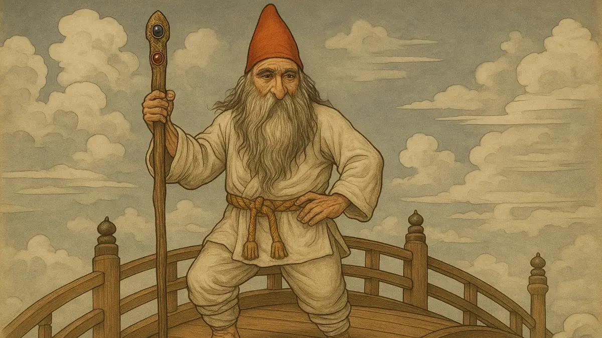 Saruta Hiko garde le pont céleste