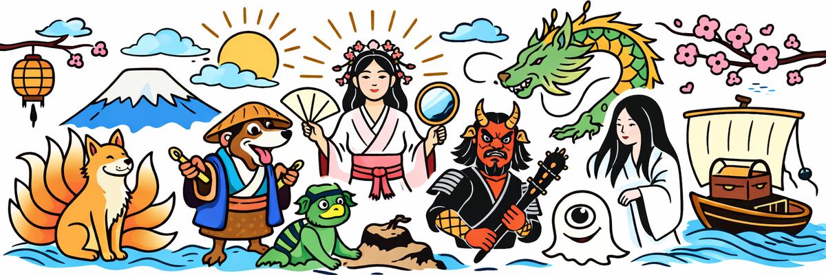 Personnages des contes japonais