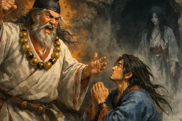 Izanagi s'énerve contre Susanoo